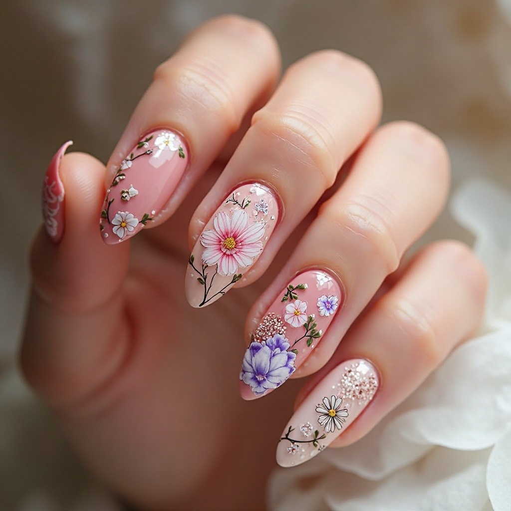 Almond with Accent Art