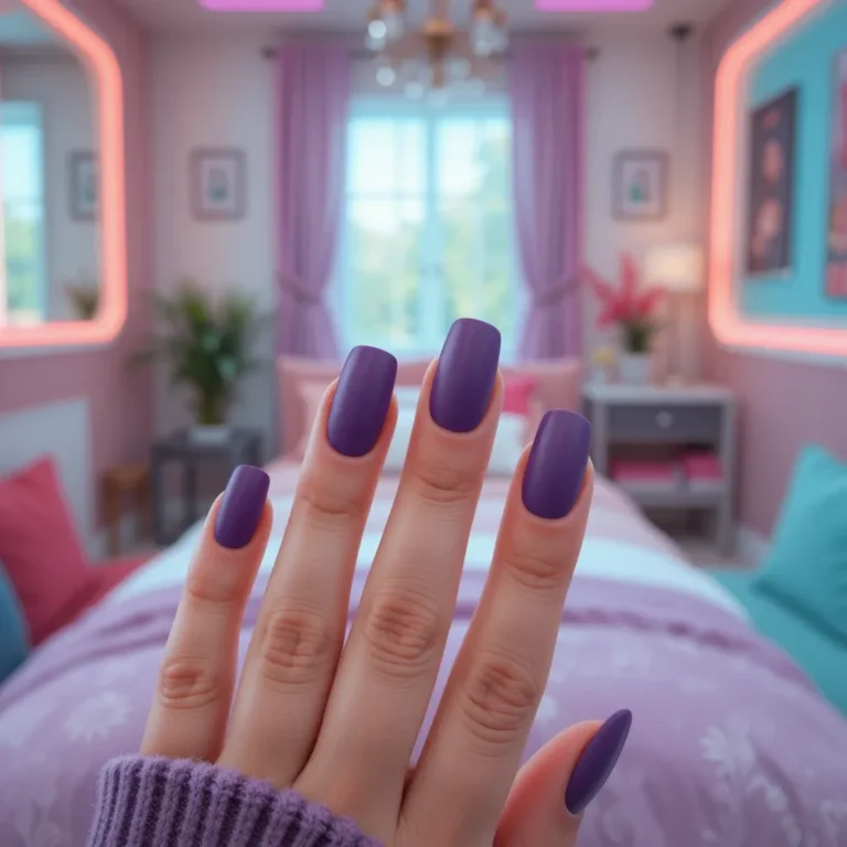 Amethyst Nails Design