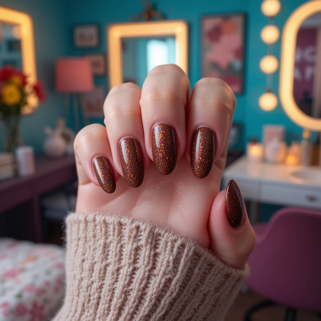 Chocolate Brown Shimmer