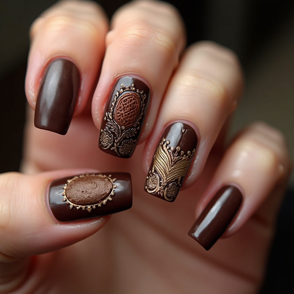 Cowboy Boot Brown Leather