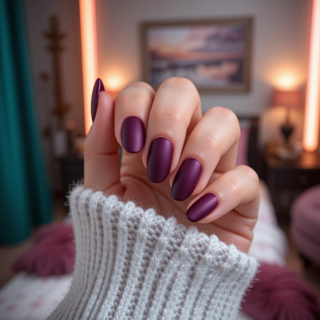 Deep Plum Velvet