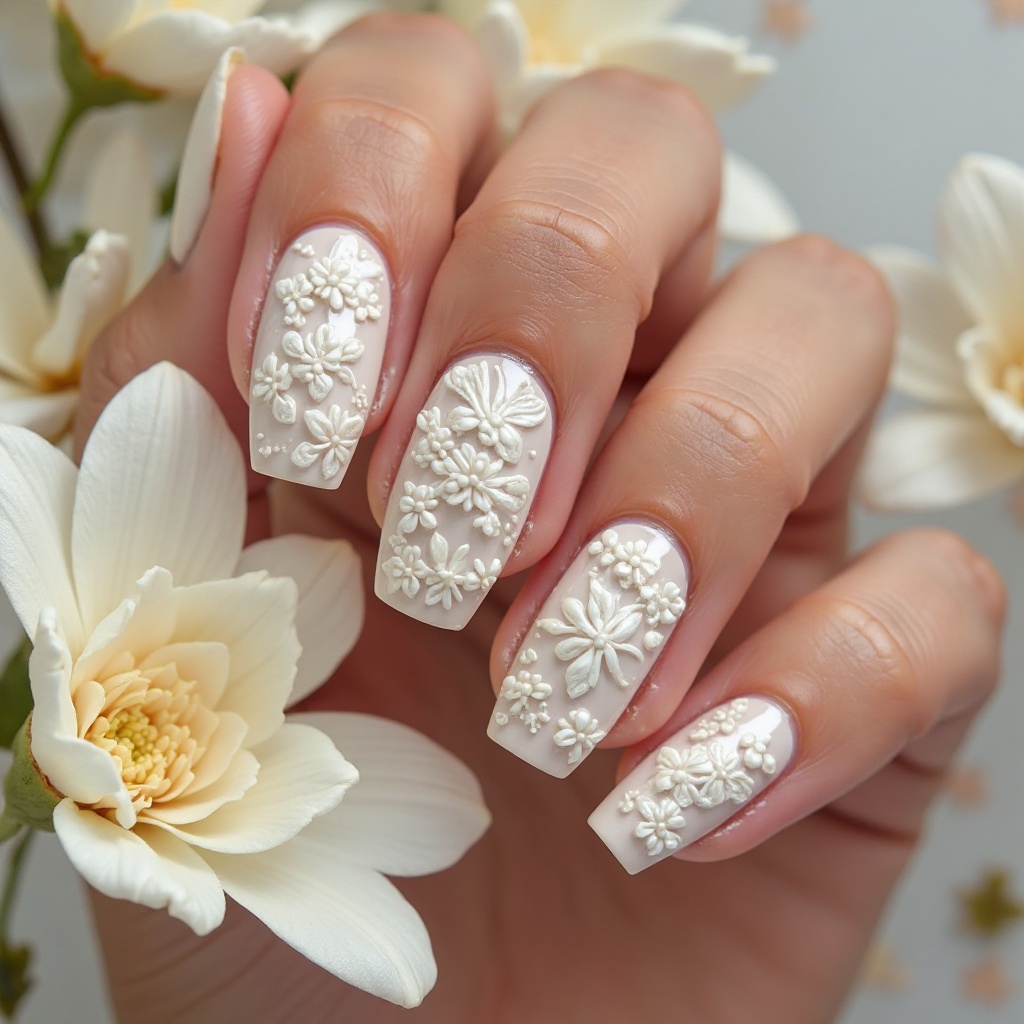 Embossed Petal Texture