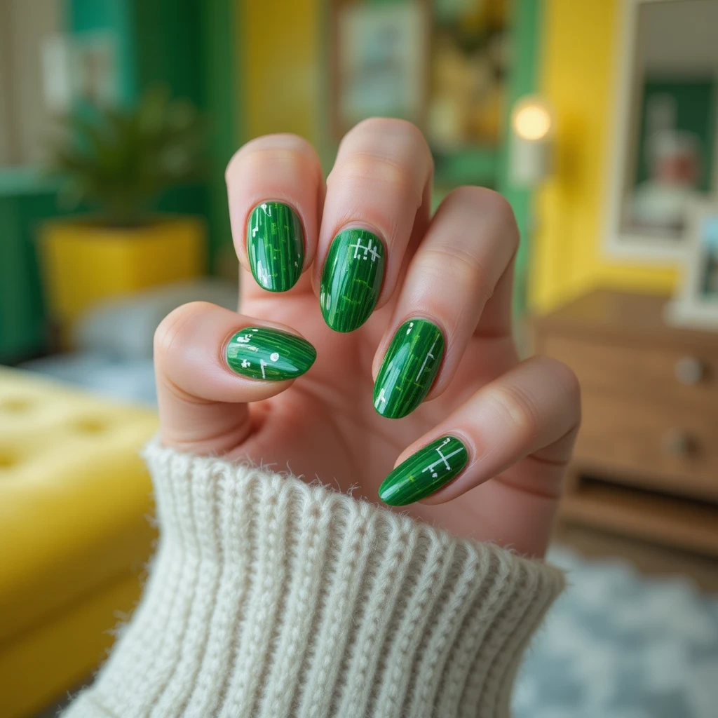 Grass & Diamond Green