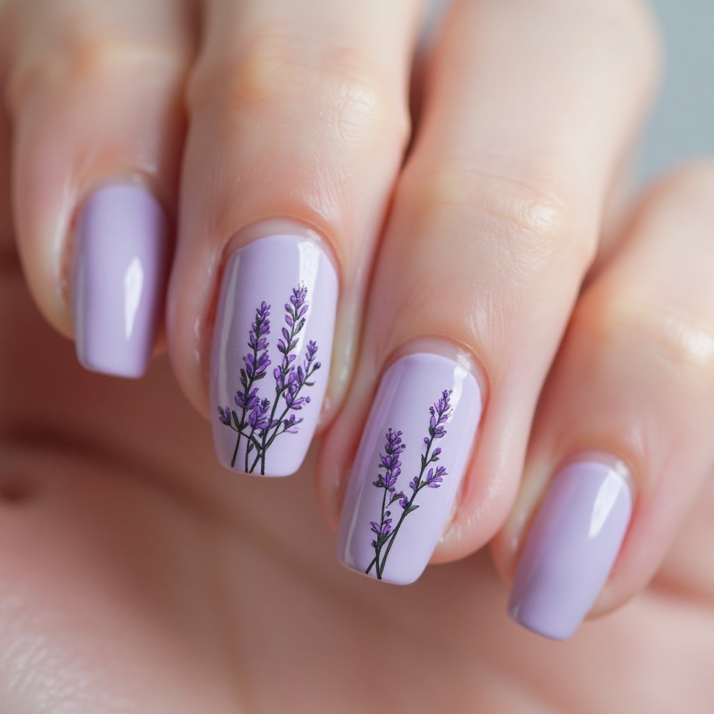 Lavender Sprig Simplicity