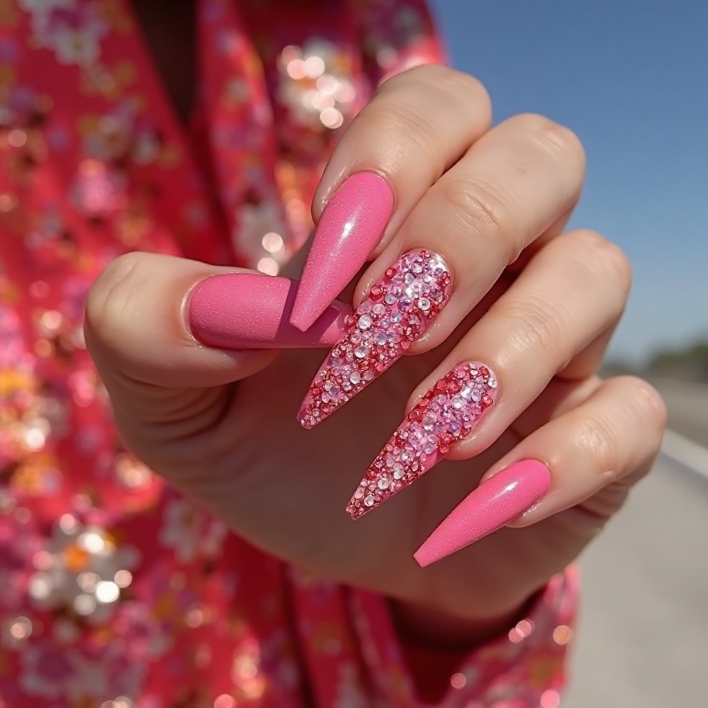 Long Stiletto Spring Acrylics