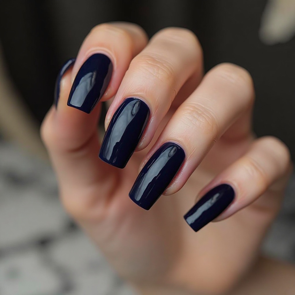 Navy Blue Glossy