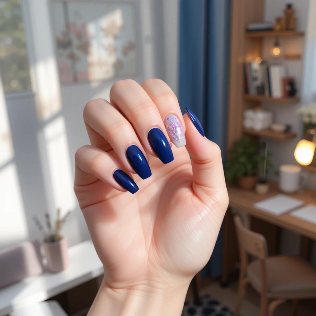 Navy with Pearl Chrome