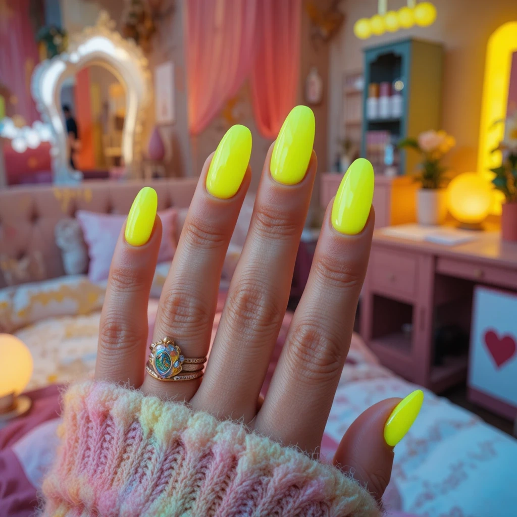 Neon Electric Yellow