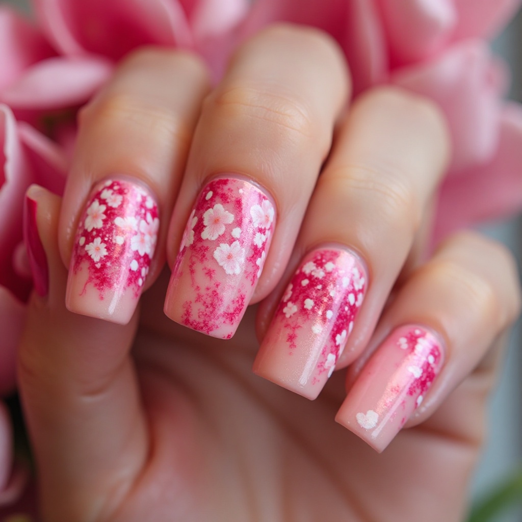 Ombré Pink Tulip Fade