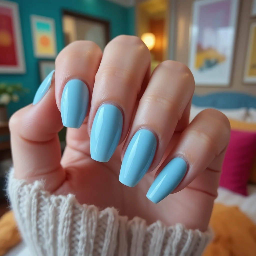Powder Blue Minimalist