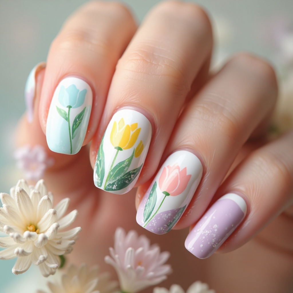 Rainbow Pastel Tulip Mix