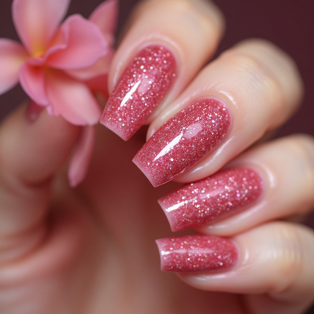 Rose Pink with Shimmer
