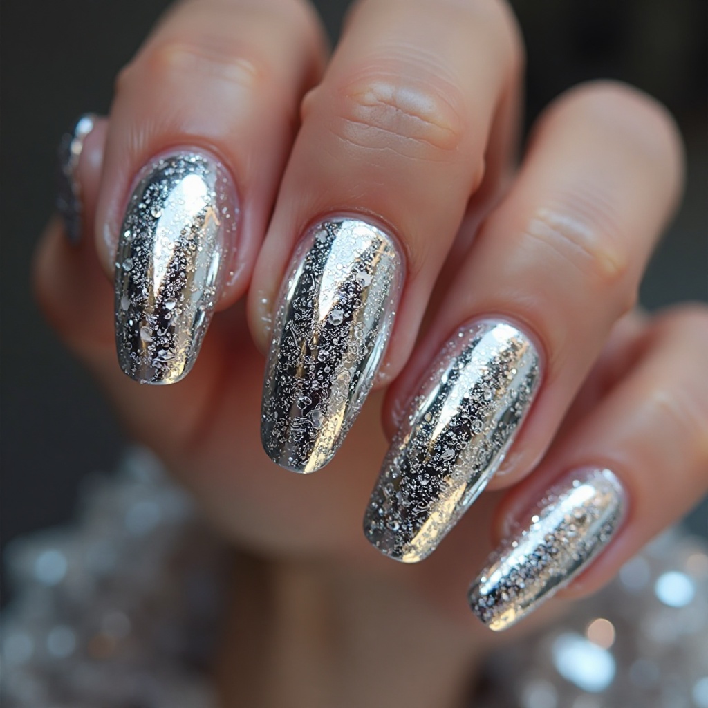 Silver Chrome Mirror Finish