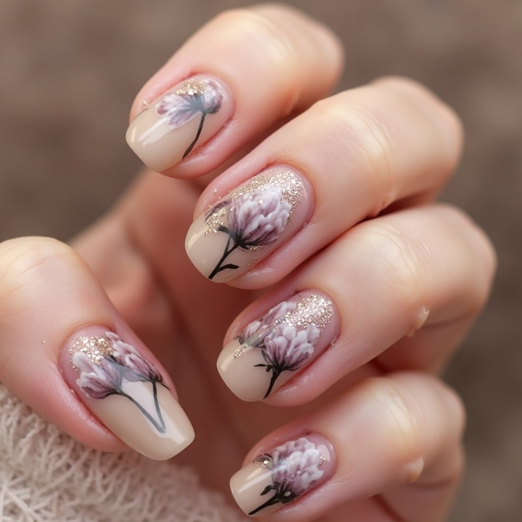 Taupe Tulip Elegance