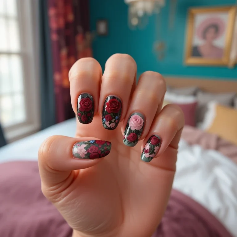 Floral Nails