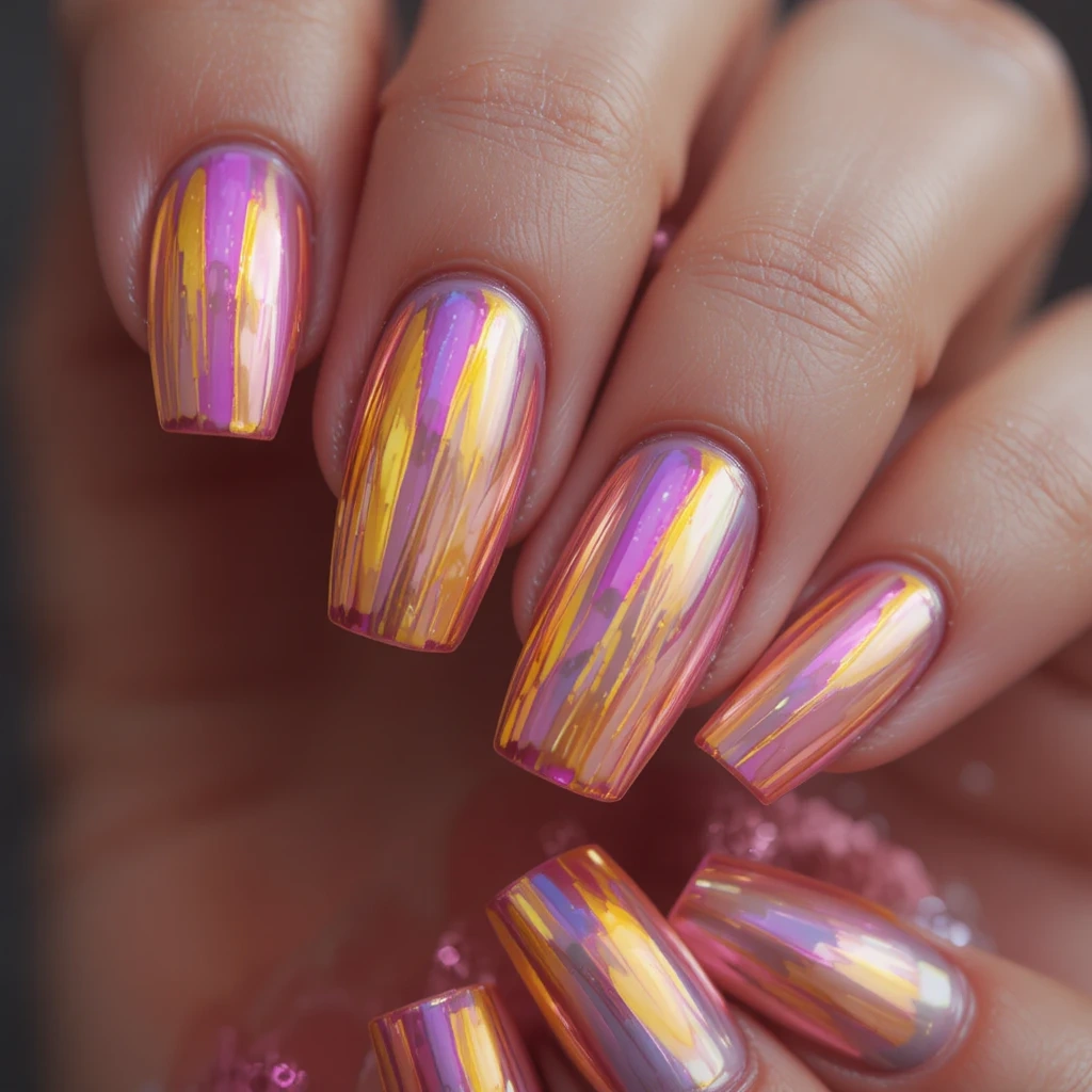 Pink and Yellow Chrome