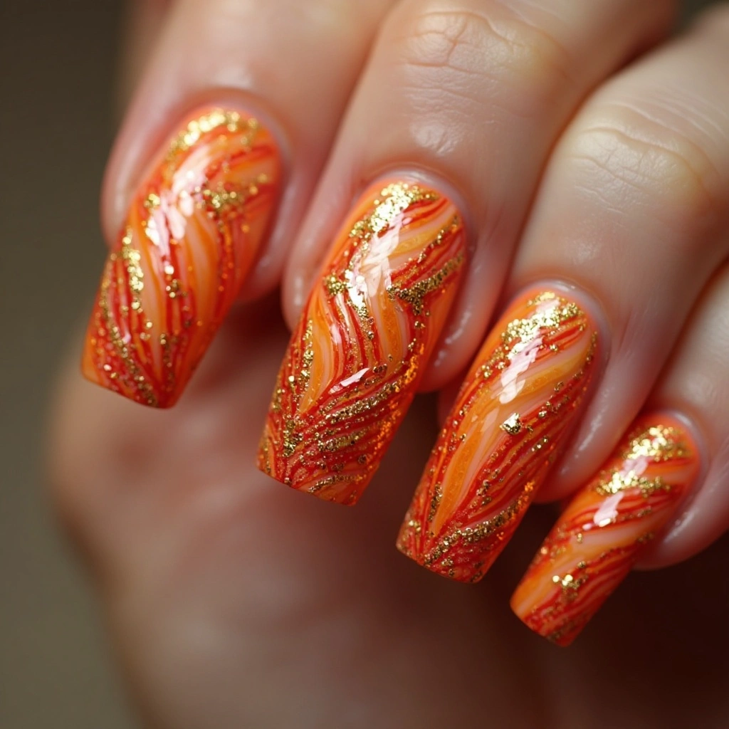 Vertical Swirl Lines