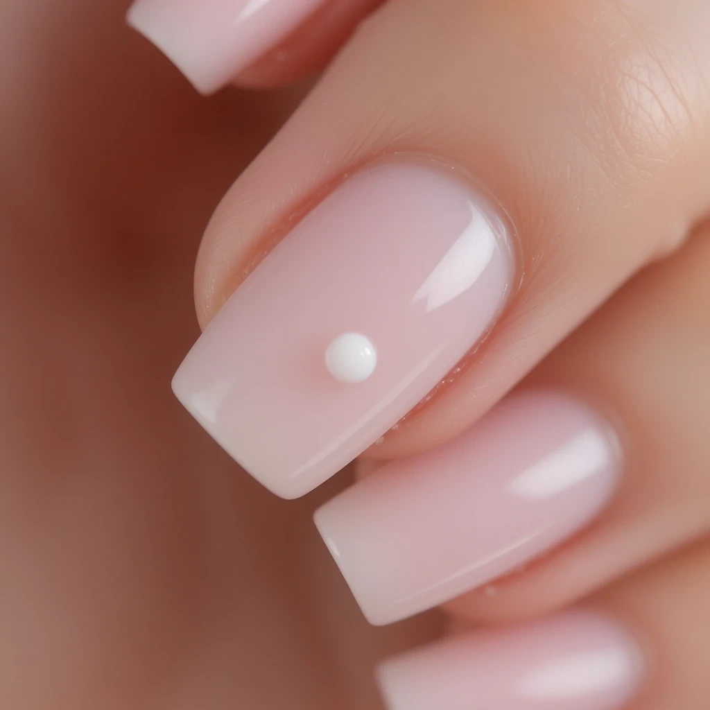 Bare Blush with Single Dot