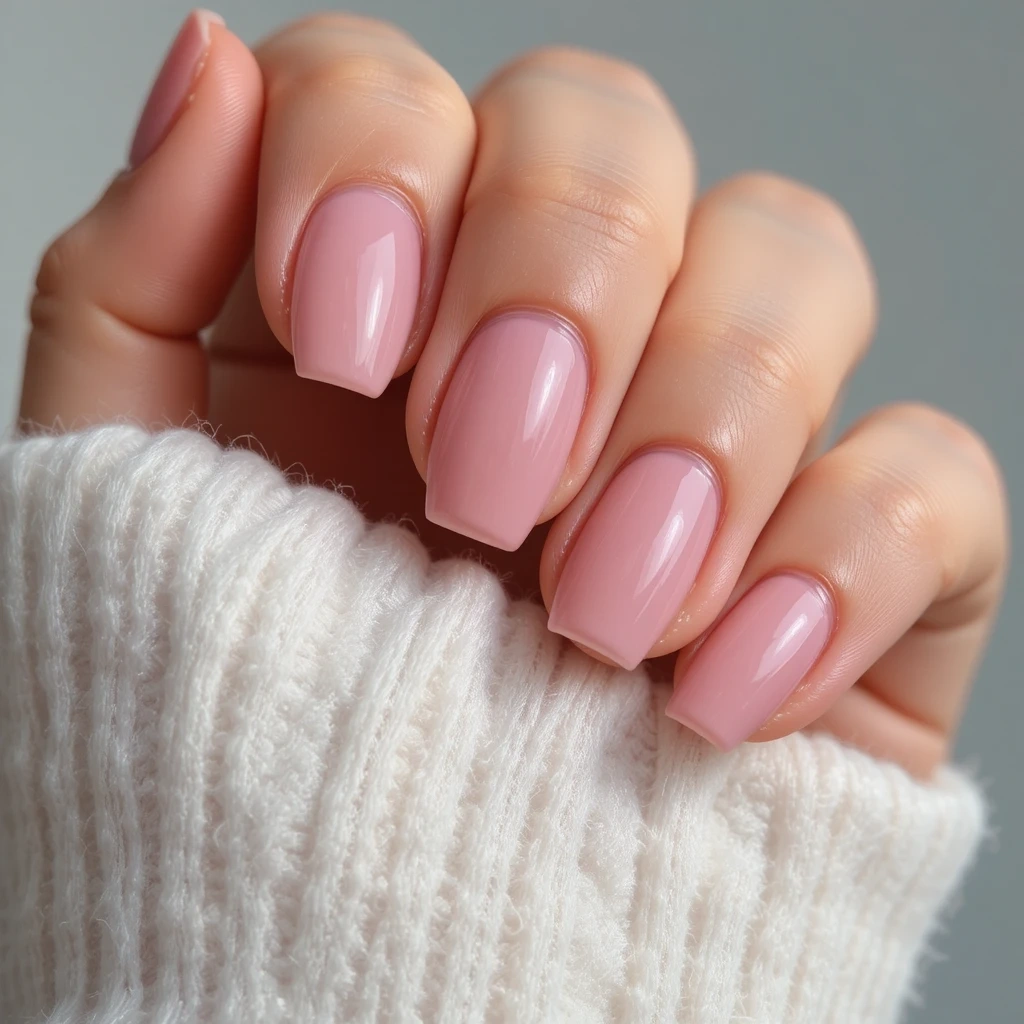 Barely-There Tinted Glass Nails