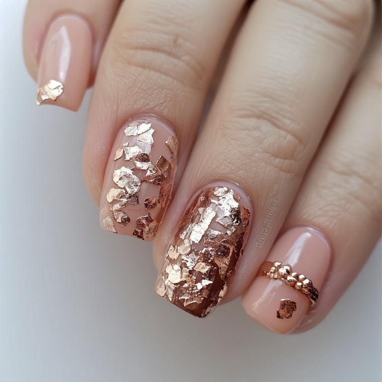 Champagne Foil Accent