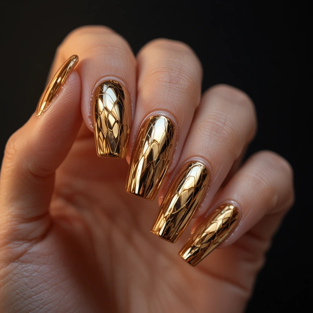 Chrome Mirror Acrylic in Silver or Gold