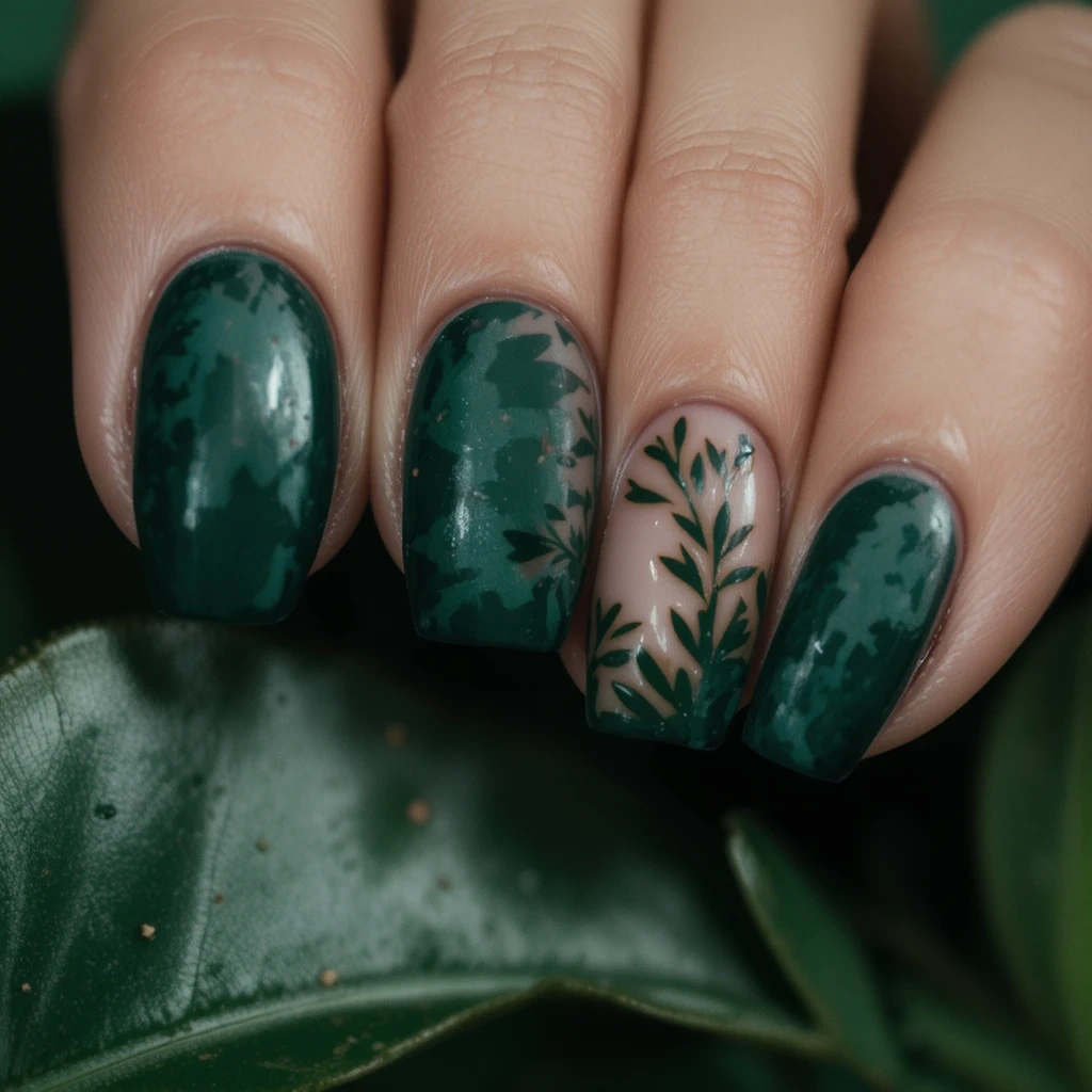 Monstera Leaf Negative Space