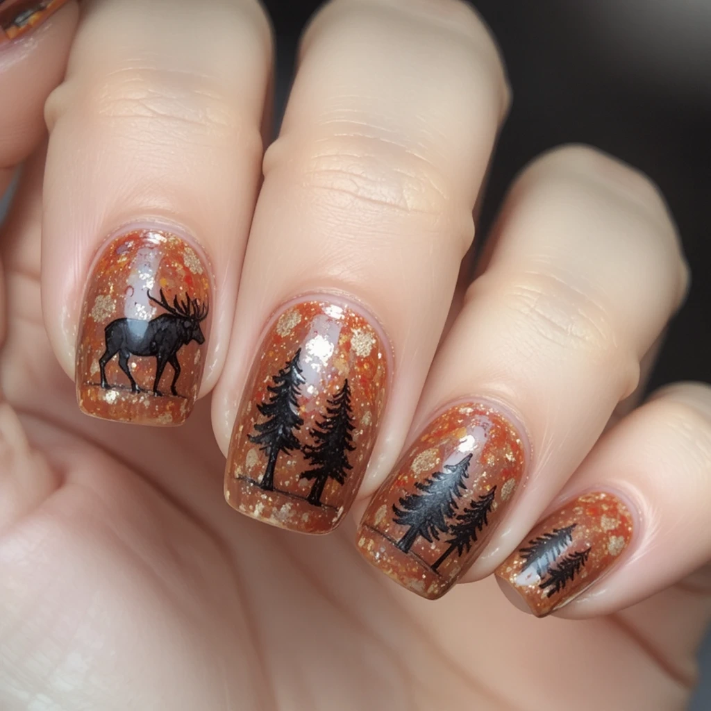 Moose & Pine Stamped