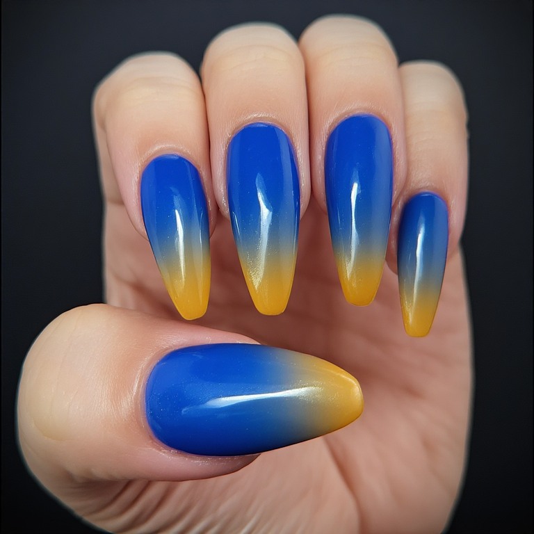 Ombré in School Colors