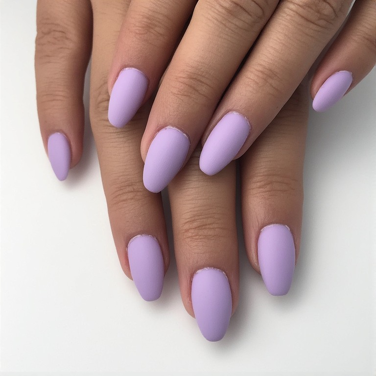 Sheer Lilac with Matte Finish