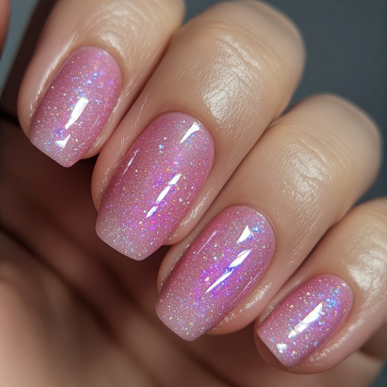 Soft Pink Glazed Donut