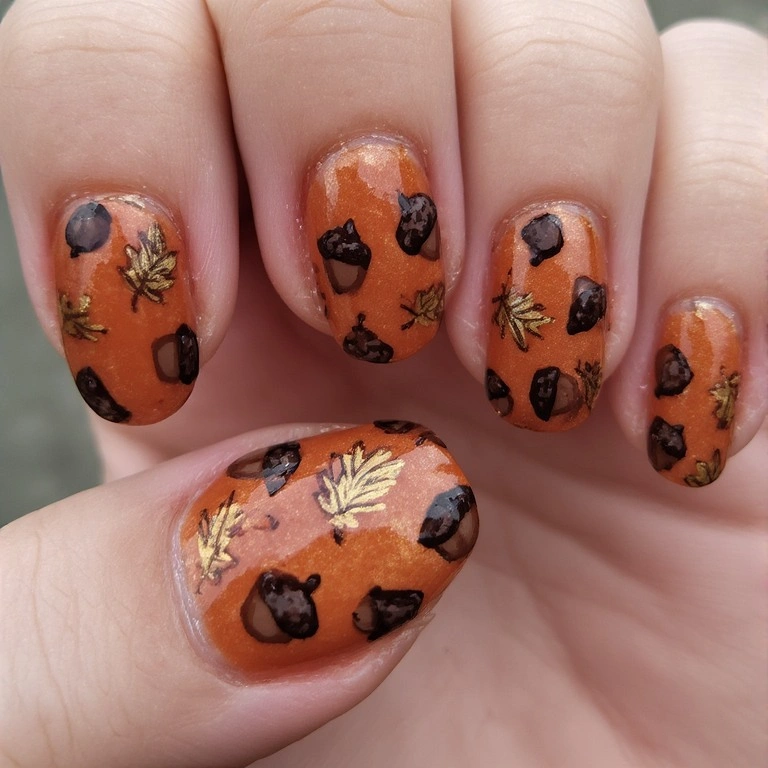 Acorn and Leaf Scatter
