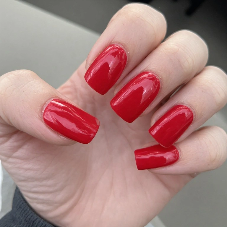 Cherry Lacquer Square