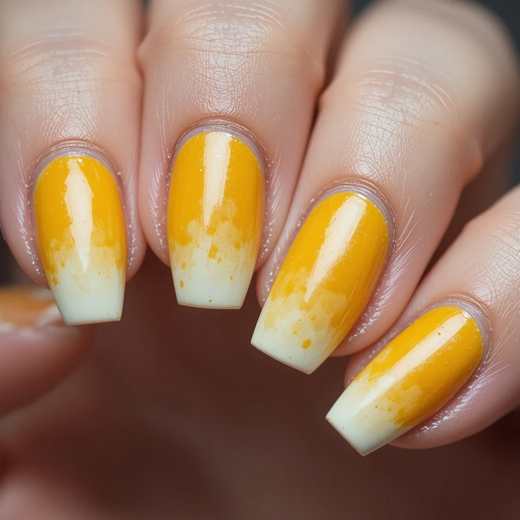 Ink Wash Yellow, No Flower