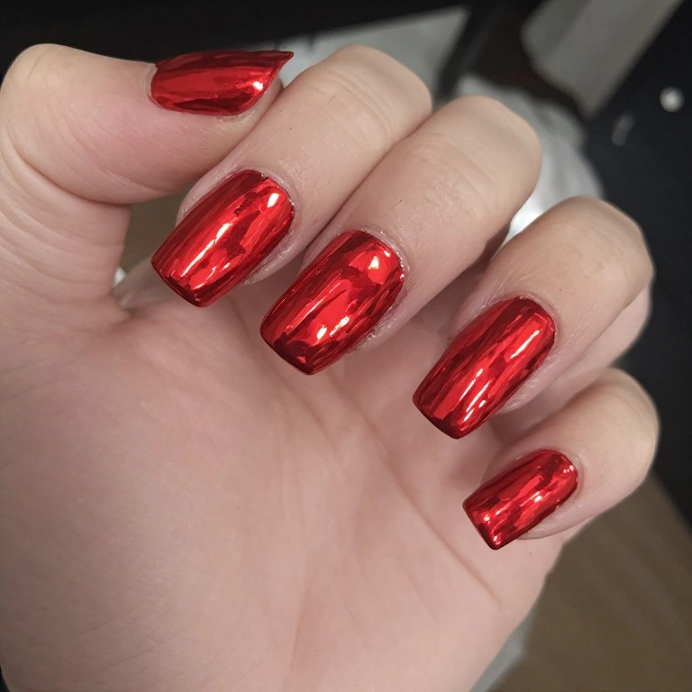 Metallic Red Foil