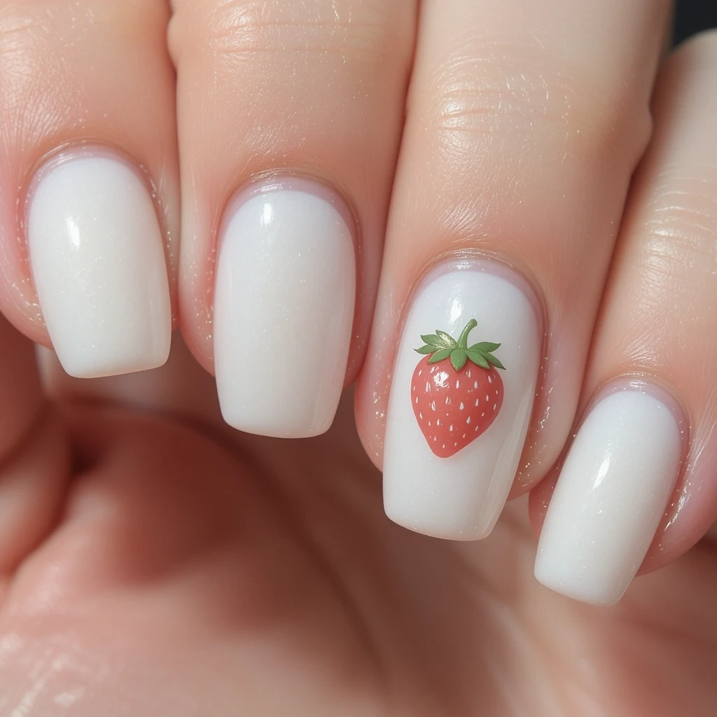 Milk Glass Berry