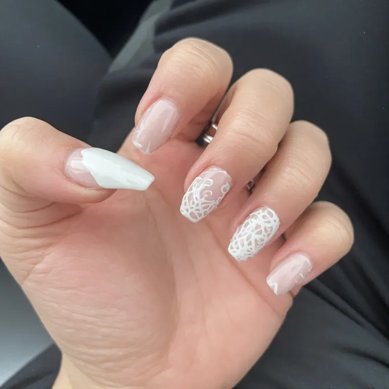 Milk Glass Lace