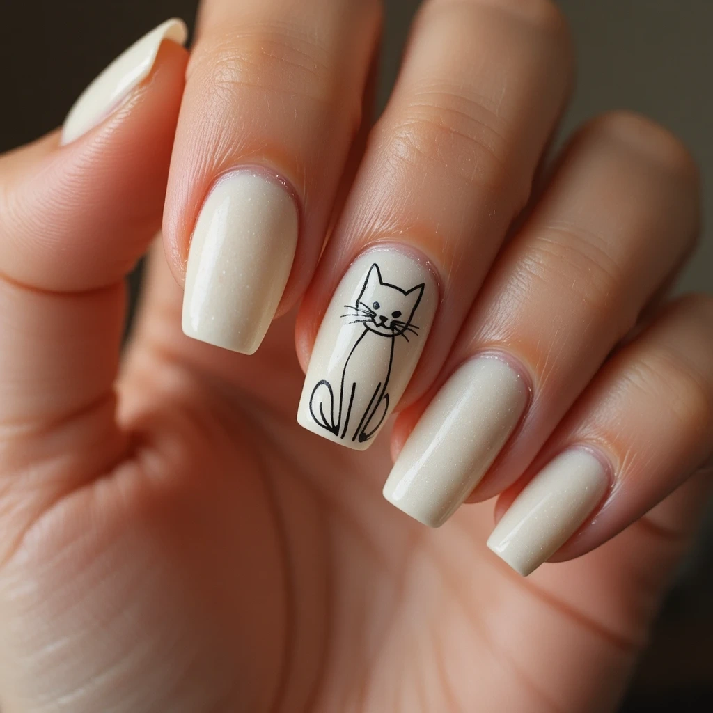 One Line, One Cat