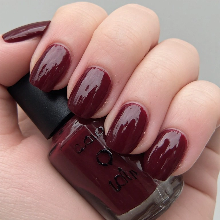 Oxblood with a Gloss Top