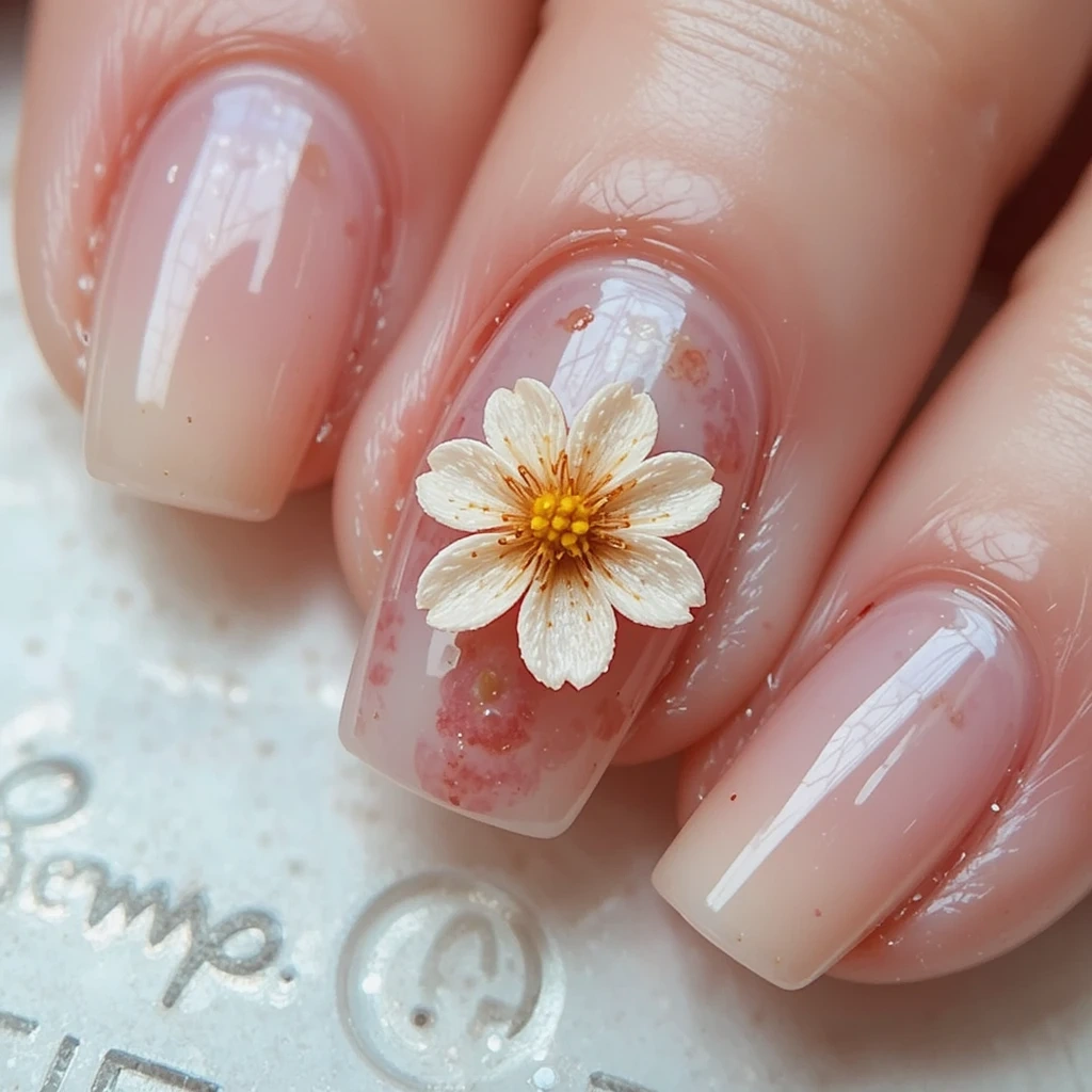 Pressed Strawberry Blossom