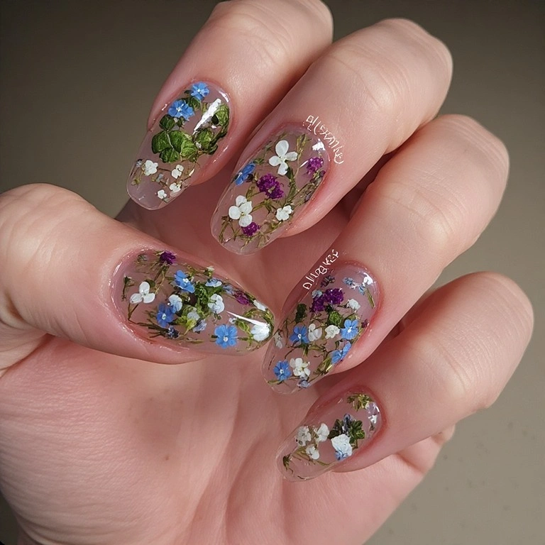 Pressed Wildflower Resin