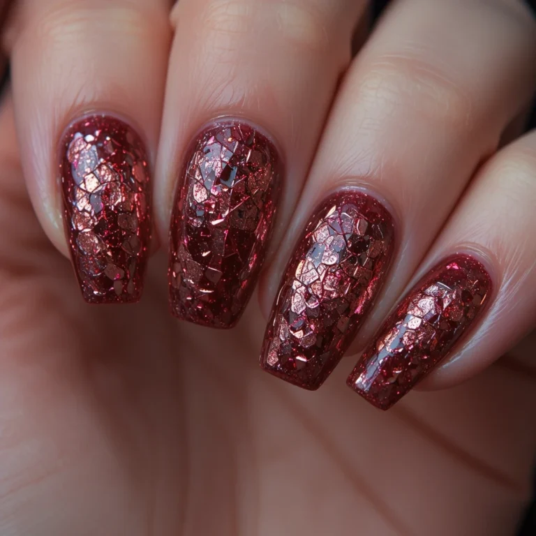 Red Coffin Nail Ideas