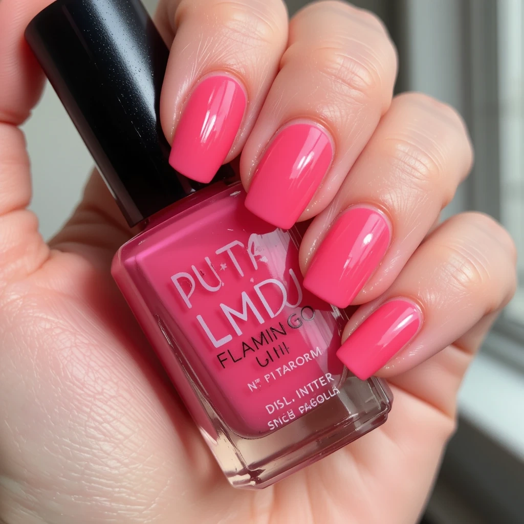 Sheer Flamingo Wash