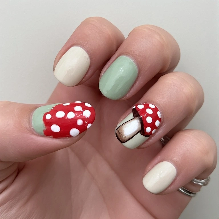 Toadstool Red Cap Accent