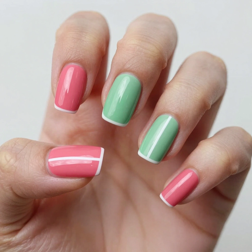 Watermelon Color Block