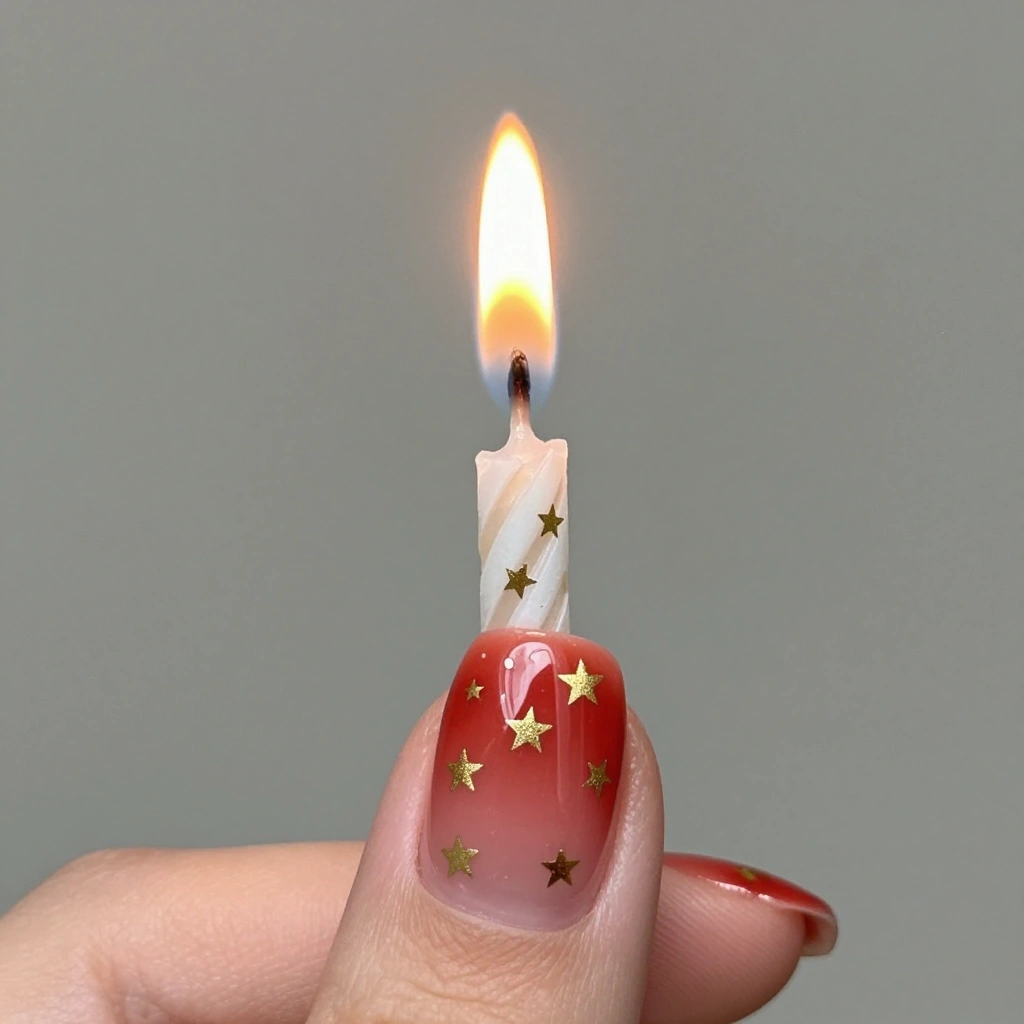 Red Birthday Nails