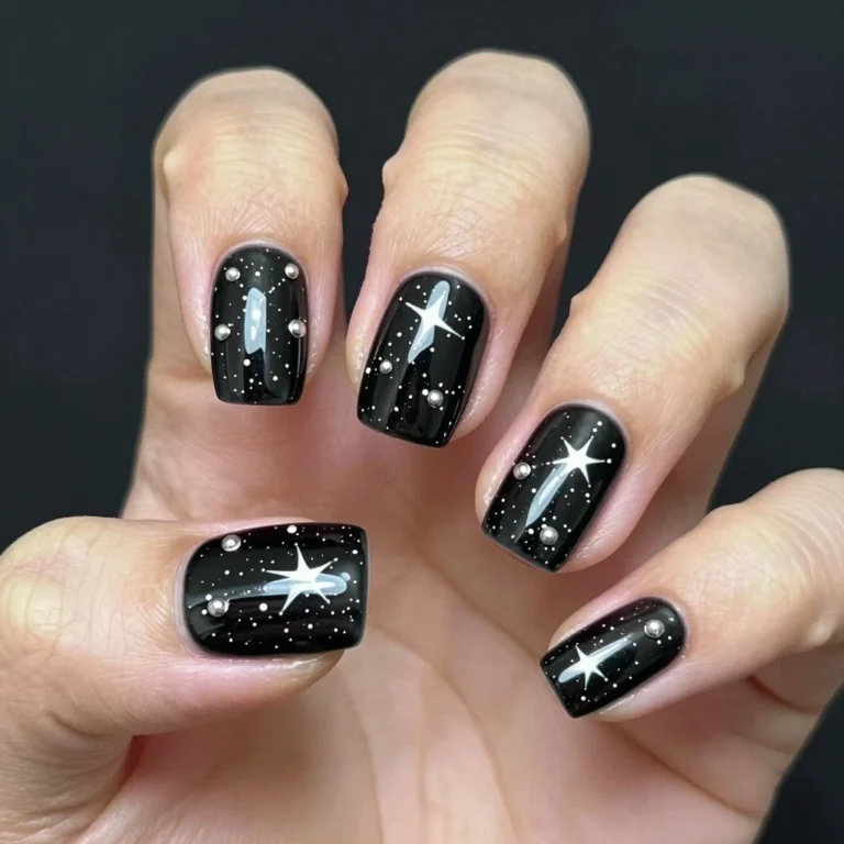 Firework Nail Art