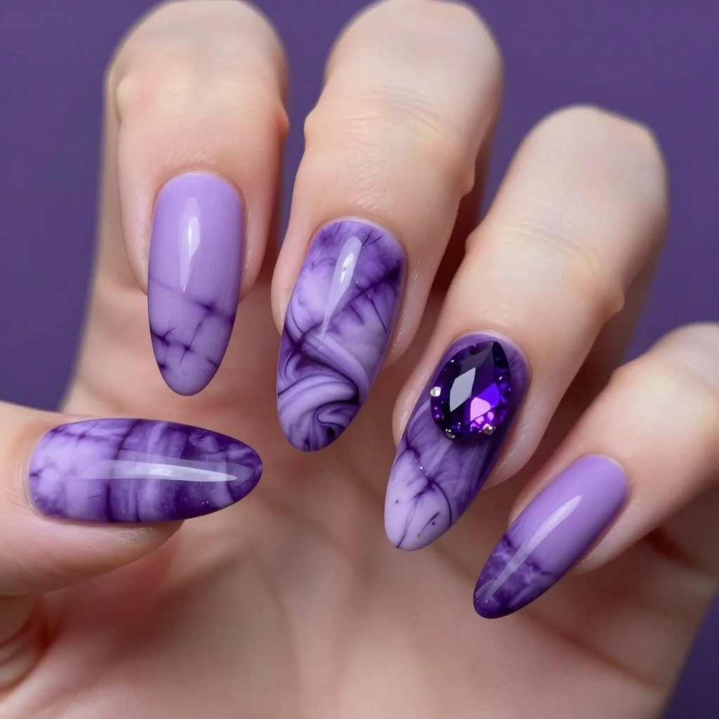 Tie Dye Nail Designs