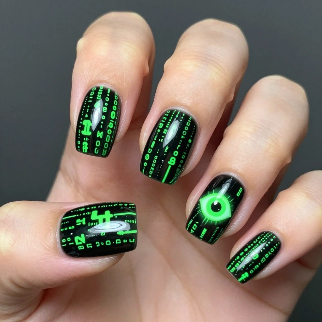 Neon Green Matrix
