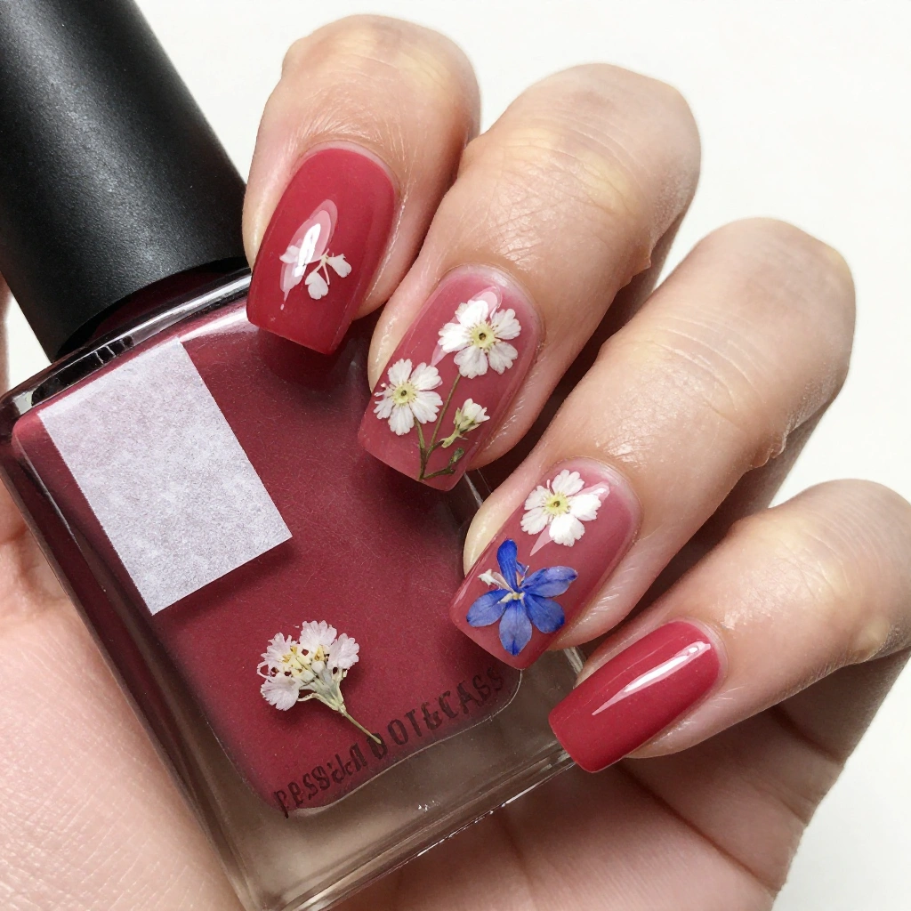 Pressed Botanicals Under a Flag Palette