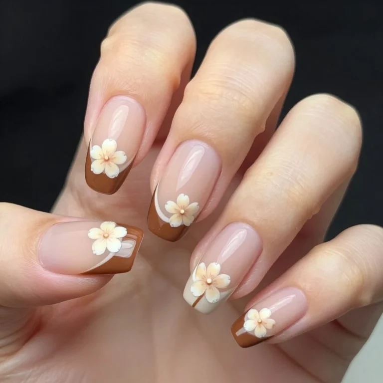 Brown Nails